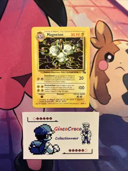 Carte Pokemon Magneton Rare 26/62 Wizards Fossile Francais Vf Fr - Image 1