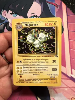 Carte Pokemon Magneton Rare 26/62 Wizards Fossile Francais Vf Fr - Image 2