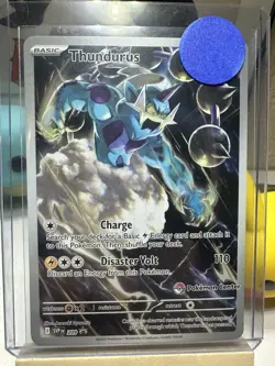 Pokemon TCG Thundurus Pokemon Center Stamped Promo 209 NM - Image 1
