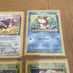 Jungle Bundle x9 Pokemon Collectible Cards Near Mint In Sleeves 1999 - Image 4