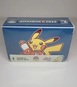 Pokemon World Championships 2025 Exclusive Double Deck Box - Varsity Pikachu - Image 1
