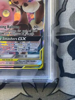 2019 Pokemon Cosmic Eclipse #165 PSA GEM MINT 10 - MEGA LOPUNNY & JIGGLYPUFF GX - Image 3