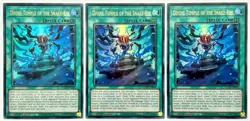 3 x AGOV-EN056 Divine Temple of the Snake - Ultra Rare 1st Ed Near Mint YuGiOh - Image 1