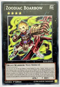 RATE-EN054 Zoodiac Boarbow - Rare 1st Edition Near Mint YuGiOh Card - Image 1