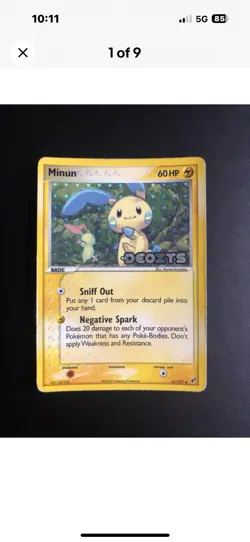Pokemon TCG Minun & Plusle Reverse Holo 2 Card Bundle Private Listing Only - MP - Image 1