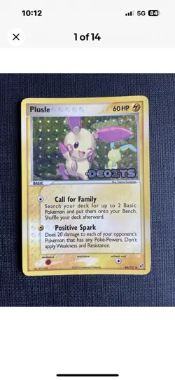 Pokemon TCG Minun & Plusle Reverse Holo 2 Card Bundle Private Listing Only - MP - Image 3