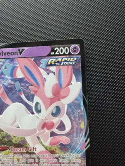 Pokemon Sylveon V 74/203 NM Evolving Skies Holo Card 2021 - Image 3