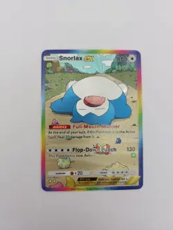 Snorlax Custom TCG Pocket Pokemon Card Holo Textured Fanmade - Image 3