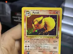 French Flareon 3/64 Jungle 2000 Pyroli Cosmos Holo Rare Pokemon Card TCG - Image 5
