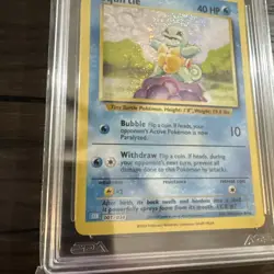 Pokemon Trading Card Game Classic Squirtle CLB 001 AGS Gemt-MT 10 Holo 2023 - Image 2
