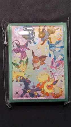 Eevee Card Sleeves 65ct From Pokemon Prismatic Evolutions SPC - Image 1