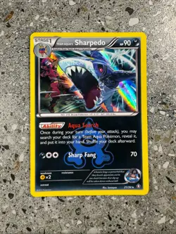 Pokemon TCG Cards Team Aqua's Sharpedo 21/34 Double Crisis Holo Rare MINT - Image 1