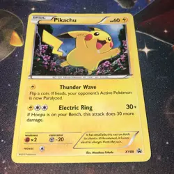 Pikachu ~ XY89 ~ Holo ~ PROMO ~ Heavy PLAY ~ Pokemon Card - Image 1