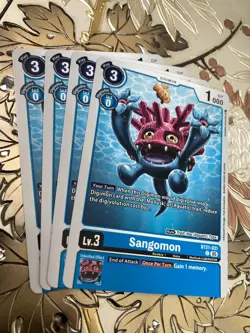 Digimon Card Game Playset Sangomon BT21-031 C World Convergence - Image 1
