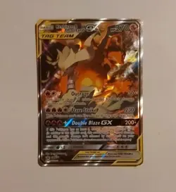 Pokemon TCG Reshiram Charizard GX SM201 Alternate Art Promo Card - Image 1
