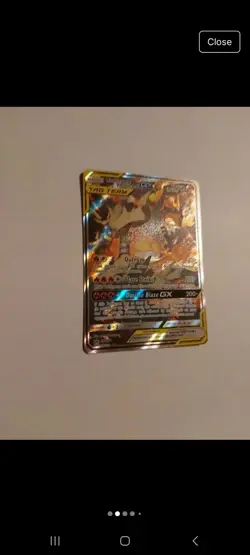 Pokemon TCG Reshiram Charizard GX SM201 Alternate Art Promo Card - Image 2