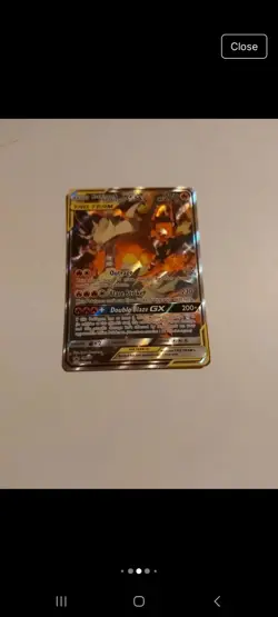Pokemon TCG Reshiram Charizard GX SM201 Alternate Art Promo Card - Image 4