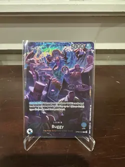 One Piece Card Game-Buggy Alt Art Leader 2nd Anniversary Set Op09-042 English - Image 1