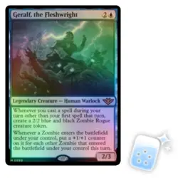 FOIL GERALF, THE FLESHWRIGHT Outlaws Of Thunder Junction OTJ Magic MTG MINT CARD - Image 1