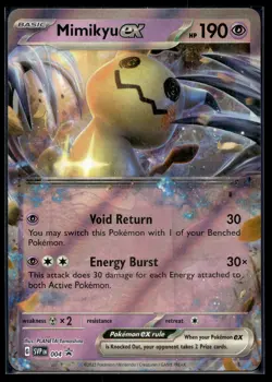 Mimikyu ex - 004 LP-NM Holo Scarlet & Violet Promo Cards Pokemon TCG - Image 1