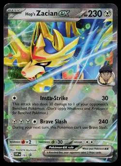 Hop's Zacian ex SVP193 Sv: Scarlet & Violet Promo Cards Mint Holo - Image 1