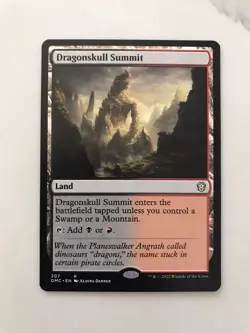 Dragonskull Summit MTG Magic the Gathering Card NM Near Mint Dominaria DMC - Image 1