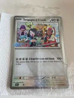 Terapagos & Friends - Horizons Stamped Sealed Pokemon Promo JUMBO Card 2024 - Image 1