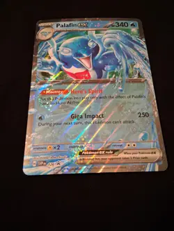 Palafin ex - JUMBO - Black Star Promo SVP 126 Scarlet Violet Pokemon TCG Card - Image 3
