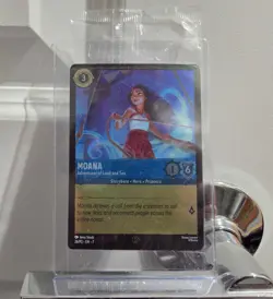 Disney Lorcana TCG Moana Promo CINEMARK Moana 2 MOVIE Sealed Single Card - Image 1