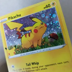 Pikachu SWSH039 Black Star Promo Rare Holo Pokemon Card Near Mint - Image 3