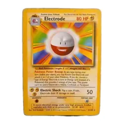 Pokemon TCG Electrode Base Set 1999 21/102 Card - Image 1