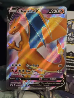 Charizard V - SWSH050 - Pokemon Sword & Shield Promo Full Art Ultra Rare Card NM - Image 1