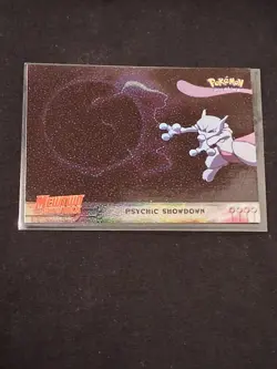 1999 Topps Pokemon Movie Card Animation Edition Psychic Showdown #33 Black Label - Image 4