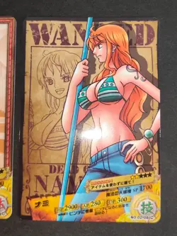 One Piece AR Carddass Nami 02-08 02-09 Minor card Japan New Japanese lot b102 - Image 3