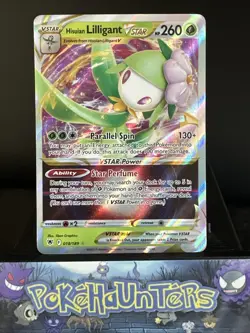 Pokemon Card Hisuian Lilligant VSTAR 018/189 Astral Radiance Holo Rare NM - Image 1