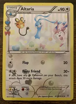 Altaria RC24/RC32 Generations Radiant Collection Holo Pokemon Card - MP - Image 1