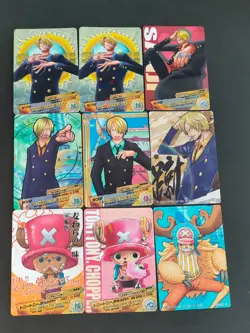 One Piece AR Carddass card Sanji Tony Tony Chopper 02-13 lot F02-06 02-11 eb102 - Image 1