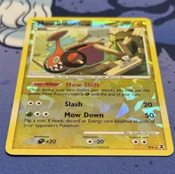 NM Mow Rotom RT4 Ultra Rare Rising Rivals Cracked Ice Pokemon Card - Image 3