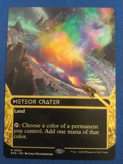 Meteor Crater Edge of Eternities Borderless - NM - Image 1