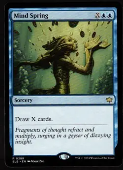 4x Mind Spring-Magic the Gathering-MTG-Bloomburrow-Near Mint-4x-rare - Image 1