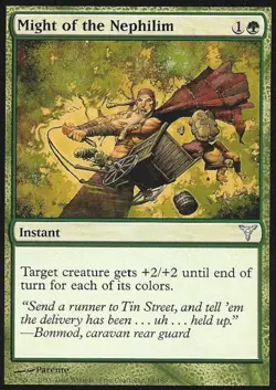 Might of the Nephilim - Medium Play MTG Dissension - Image 1