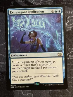 EXTRAVAGANT REPLICATION mtg NM-M Commander Duskmourn 1 Rare - Image 1