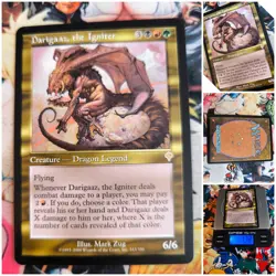 MTG Darigaaz The Igniter 🇬🇧 🟡 Nm Invasion Magic Dragon Legend Rare 2000 Og - Image 1