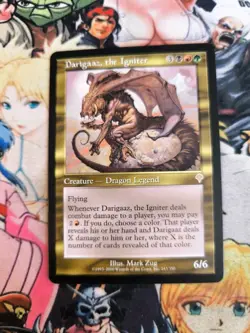 MTG Darigaaz The Igniter 🇬🇧 🟡 Nm Invasion Magic Dragon Legend Rare 2000 Og - Image 5