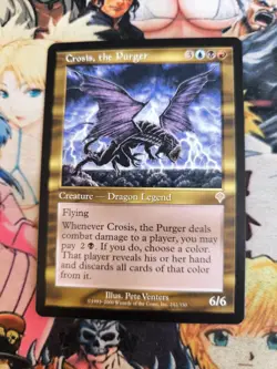 MTG Crosis The Purger Nm 🟡 🇬🇧 Rare Invasion Legend 2000 Magic Dragon Deck Og - Image 5