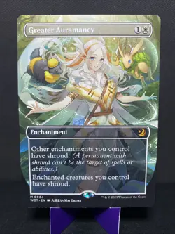 Greater Auramancy (Anime Borderless) Wilds of Eldraine: Enchanting Tales Regular - Image 1