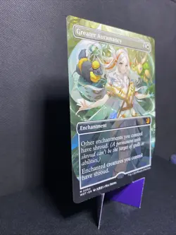 Greater Auramancy (Anime Borderless) Wilds of Eldraine: Enchanting Tales Regular - Image 2