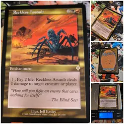 Reckless Assault 🇬🇧 🟨 Nm Invasion Magic the Gathering Mtg Rare 2000 Red Black - Image 1