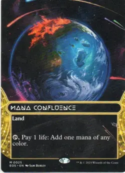 MTG: EOE: Stellar Sights: Borderless Mana Confluence (0025): LP Condition - Image 1
