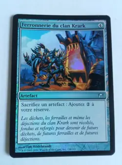 Ferronnerie du clan Krark - Krark-Clan Ironworks - FOIL - Magic mtg - NM FR * 1 - Image 2